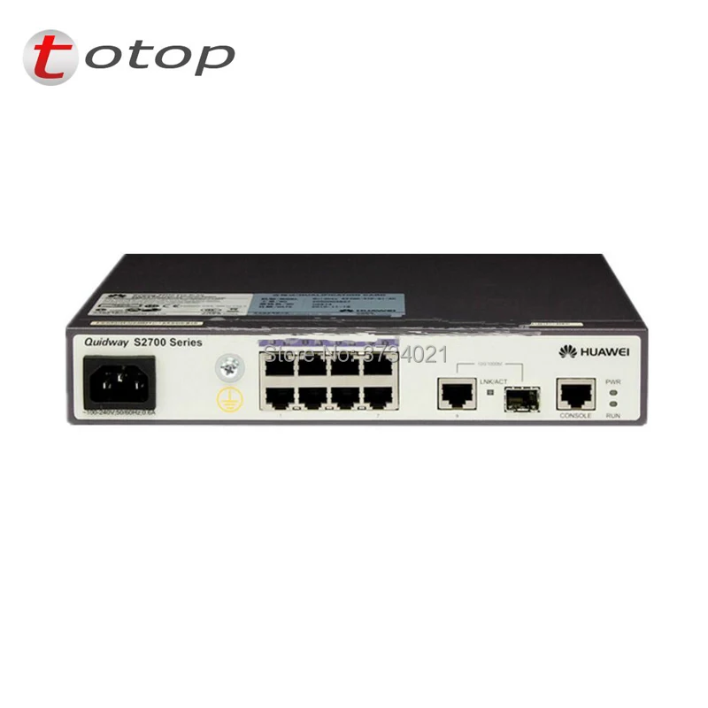 

100% Original HUA WEI S2700-9TP-SI-AC 100 Mbps Layer 2 Network Management 8 port switch