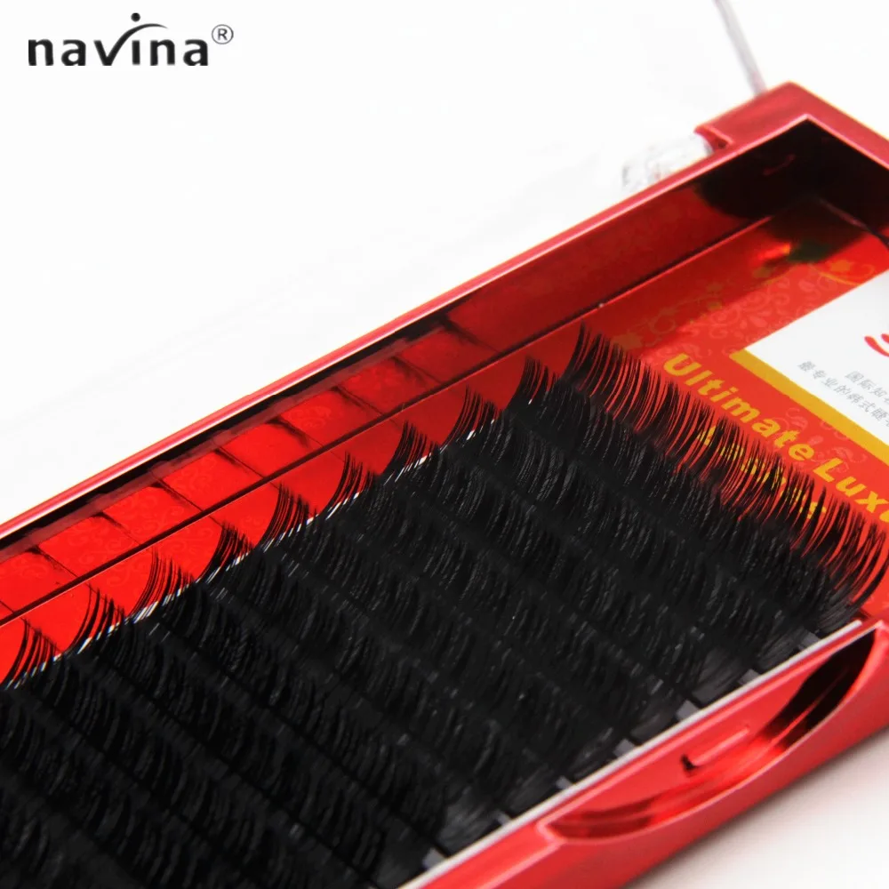 NAVINA Luxury 0 15 JBCD Curl 12 rows per tray False Eyelash Volume Eyelash Extension Mink