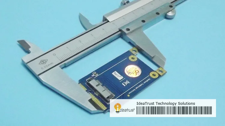 [Ideatrust]For Apple WiFi Card slot to Mini PCIe Adapter Mini PCI-E For BCM94360CD BCM94331CD