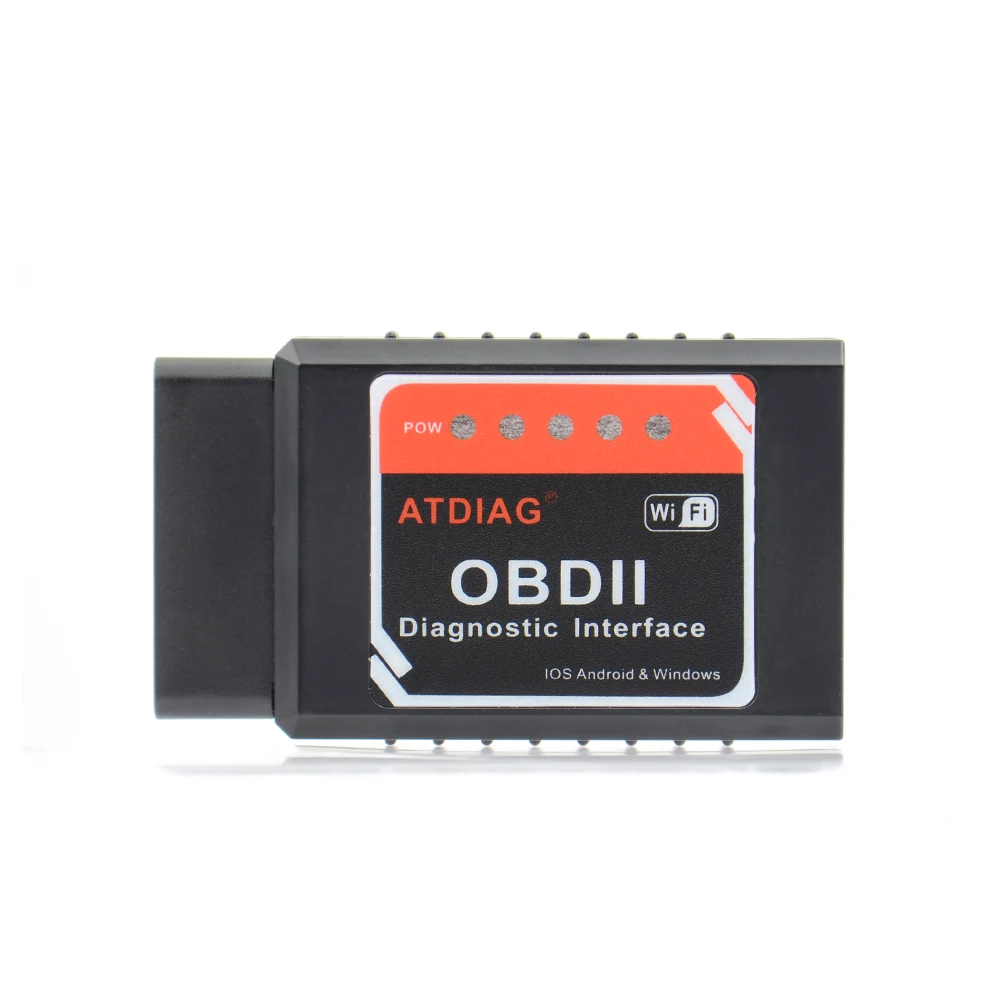 Atdiag ELM327 OBD2 WI-FI V1.5 поддерживает Android/IOS автомобилей инструмента диагностики с pic18f25k80 ELM 327 Дизель Автомобили код сканер