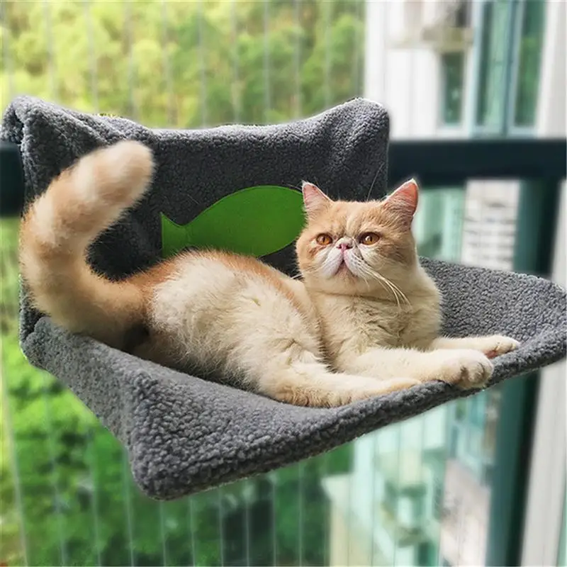 Warm Cat Kitty Radiator Hammock Bed Pet Hammocks Hanging Bed Soft