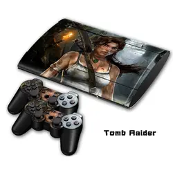 Кожи Стикеры наклейка для PS3 тонкий 4000 Игровые приставки 3 консоли и контроллеры для PS3 тонкий 4000 скины Стикеры винил- tomb Raider