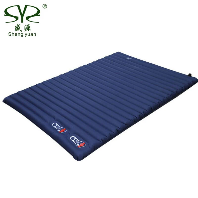 

200*135*10cm Foldable Inflatable Mattress Camping Mat Air Mattress Outdoor Moisture proof Sleeping Pad Air Bed Cushion Sofa