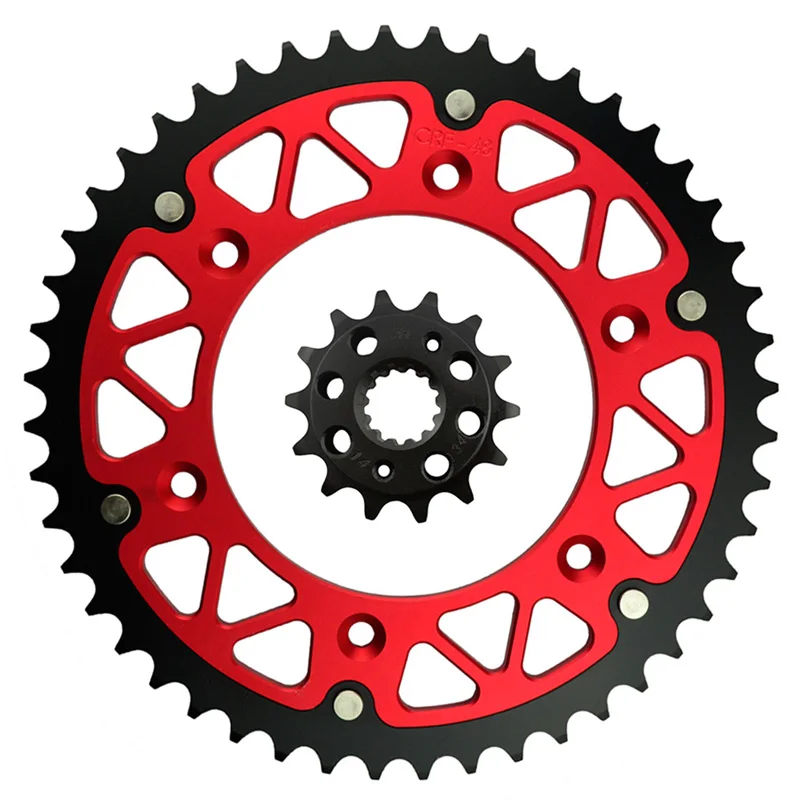 

High Performance Motorcycle 14T Front & 48T Rear Sprocket Kit For HONDA XR 650 R XR650 R XR 650R 2000-2007