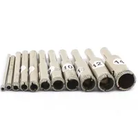 Lot de 11 forets diamantés de 3 à 14 mm, revêtus, pour la maçonnerie, le verre, les carreaux, le marbre et le granit 2