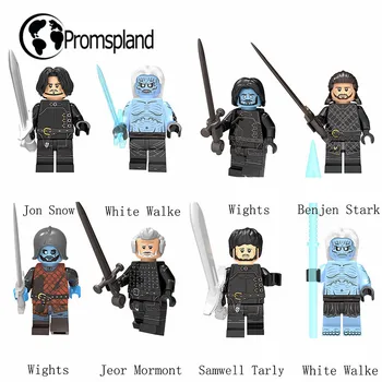 Game of Thrones Action figures Jon Snow Wights Jeor Tarly Benjen Building Blocks Compatible With LegoINGlys Toys White Walke