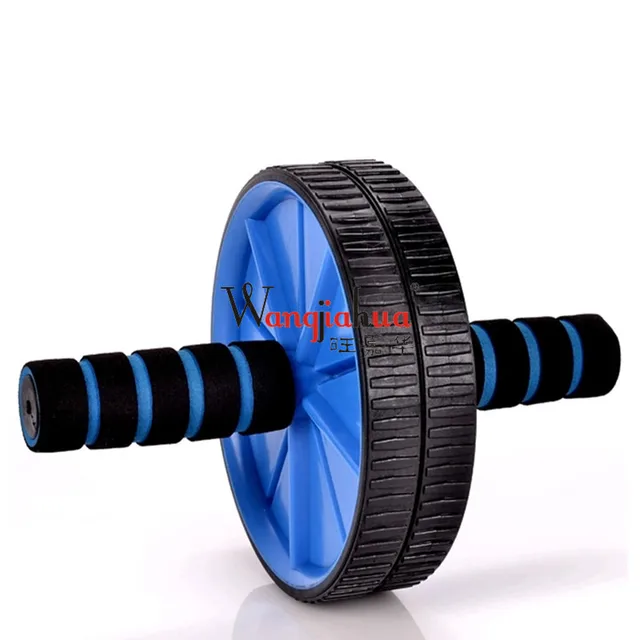 US $20.60 Muscle Double-wheeled Updated Abdominal Wheel Roller Gym Fitness Equipment For Body Building Health