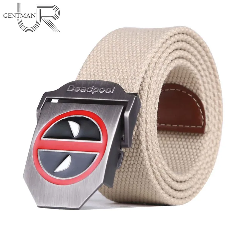 

Deadpool Military Belt Tactical Belt Men & Women High Quality Belts For Jeans Male Luxury Canvas Straps Ceintures