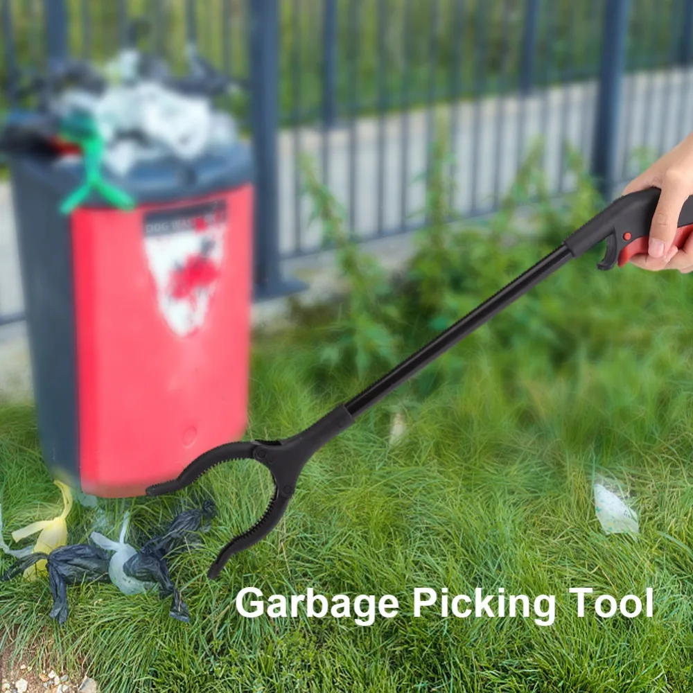 

45cm Garbage Pick Up Tool Grabber Reacher Stick Rubbish Grabber Trash Extending Picking Tool Arm Grip Pick up Reach Hand Stick