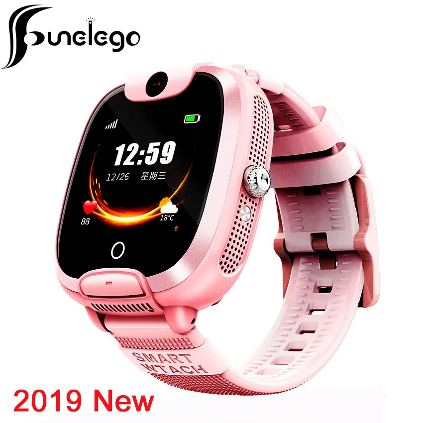 Funelego новинка 2019 смарт часы для детей IP67 ips экран SOS телефонный звонок Детский gps