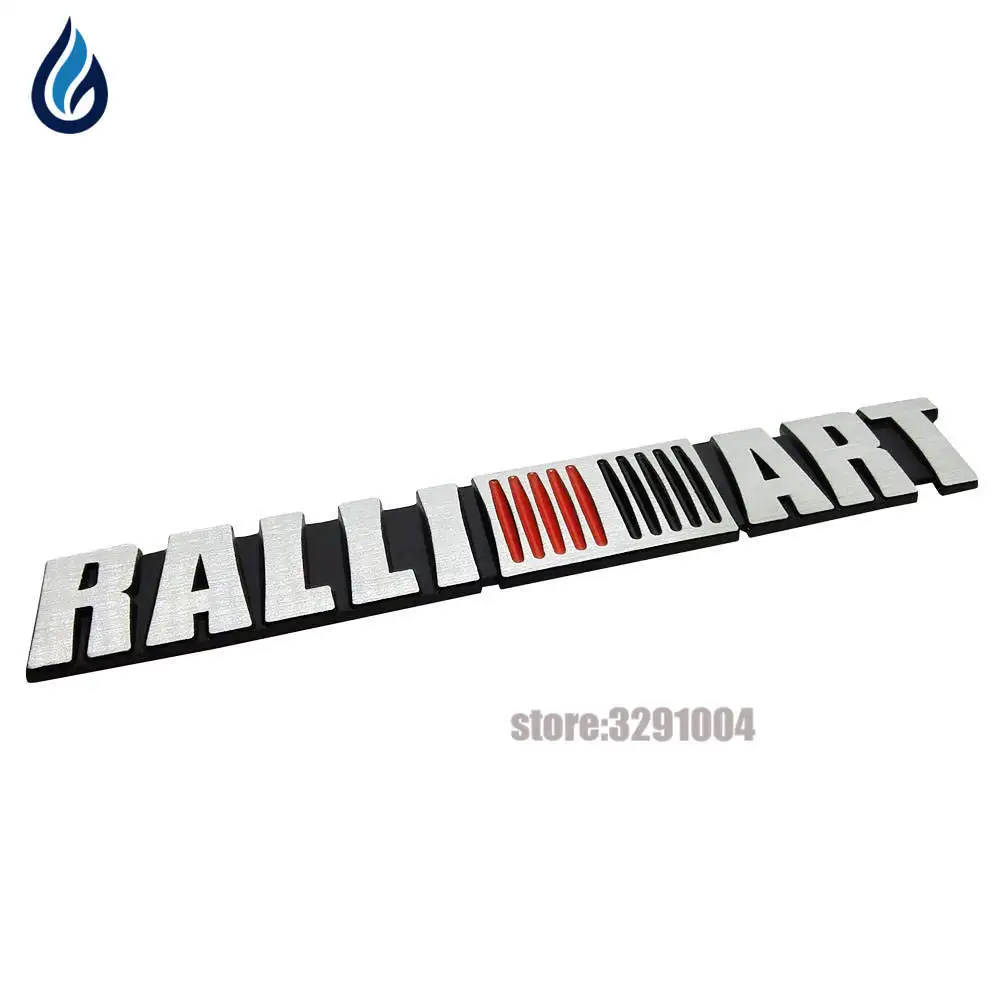 Автомобильный Стайлинг Ralliart алюминиевая эмблема наклейка на багажник наклейки