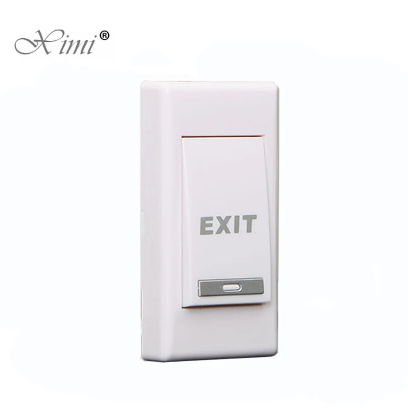 

Free Shipping Door Push Exit Button Door Access Control Release Exit Switch Door Push Open Button E19 MINI Plastic Button