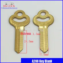 Yuchang 1,5 дюймов ключ от двери пустой Слесарь Поставки пустые ключи cilvil по горизонтали ключ машина A208
