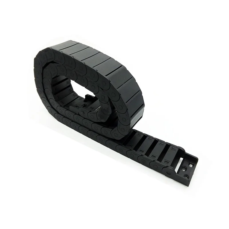 US Stock 1M 1000mm Black Long Nylon Cable Drag Chain Wire Carrier 25 x 38mm