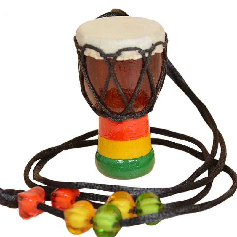Buy African Drum Pendant Beads Necklace Classic Mini