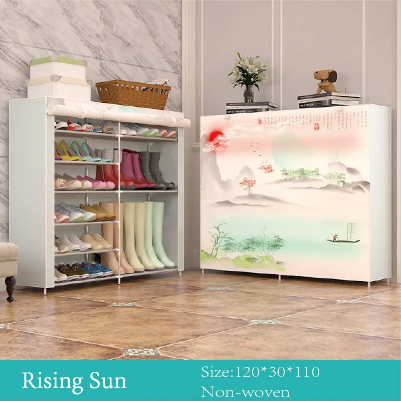 

New Style shoe rack shoes closet double shoe storage Furniture multi-function Shoe Boots shoe organizer dust-proof shoe rack