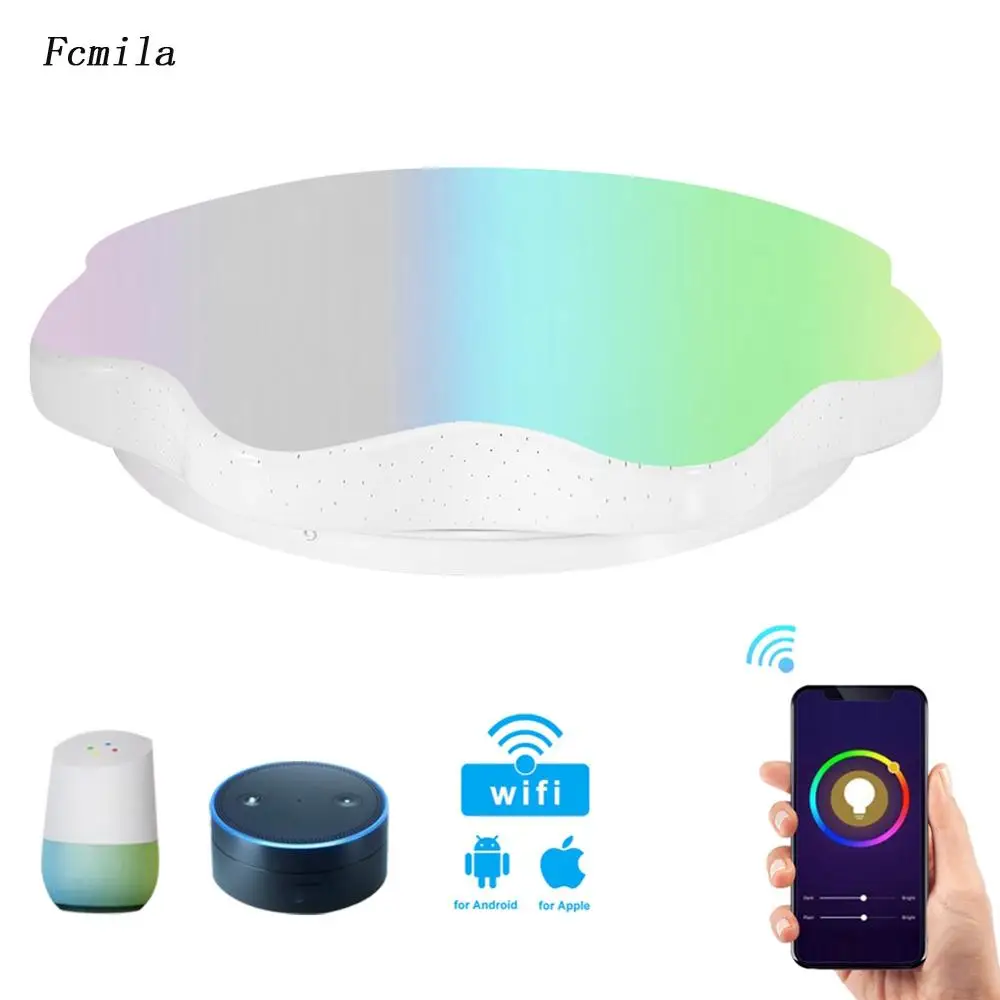 

LED Smart Wifi Wireless ceiling light led light 48W Compatible with Tmall wizard Google home and amazon alexa