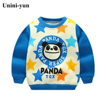 Весенне-осенняя футболка с длинными рукавами детские толстовки с круглым вырезом и принтом звезды топы, пуловер, одежда детская одежда