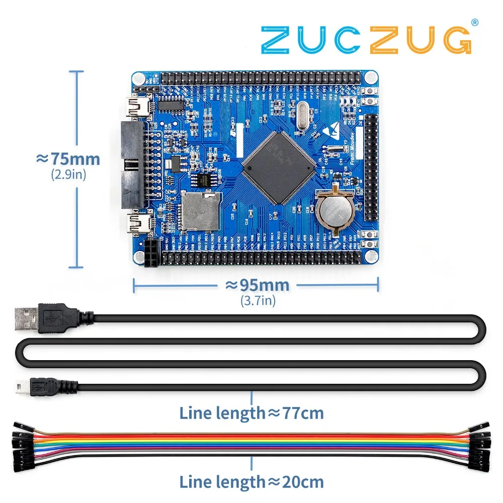 Рука Cortex-M3 мини stm32 stm32F103ZEt6 доска для разработки Cortex 72 МГц/512 kflash/64kram