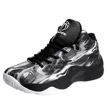 SAGACE модная мужская повседневная износостойкая Спортивная Удобная Баскетбольная обувь с круглым носком и ремнем, кроссовки