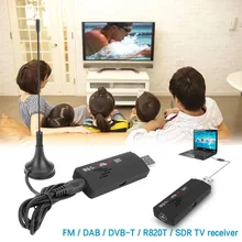 Digital USB 2 0 Port FM DAB DVB T R820T SDR HDTV TV Tuner Receiver Dongle