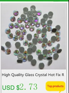 3D дизайн ногтей DIY декоративные стразы стеклянные камни с плоским дном не горячая фиксация кристалла белый ab стеклянные стразы драгоценные камни