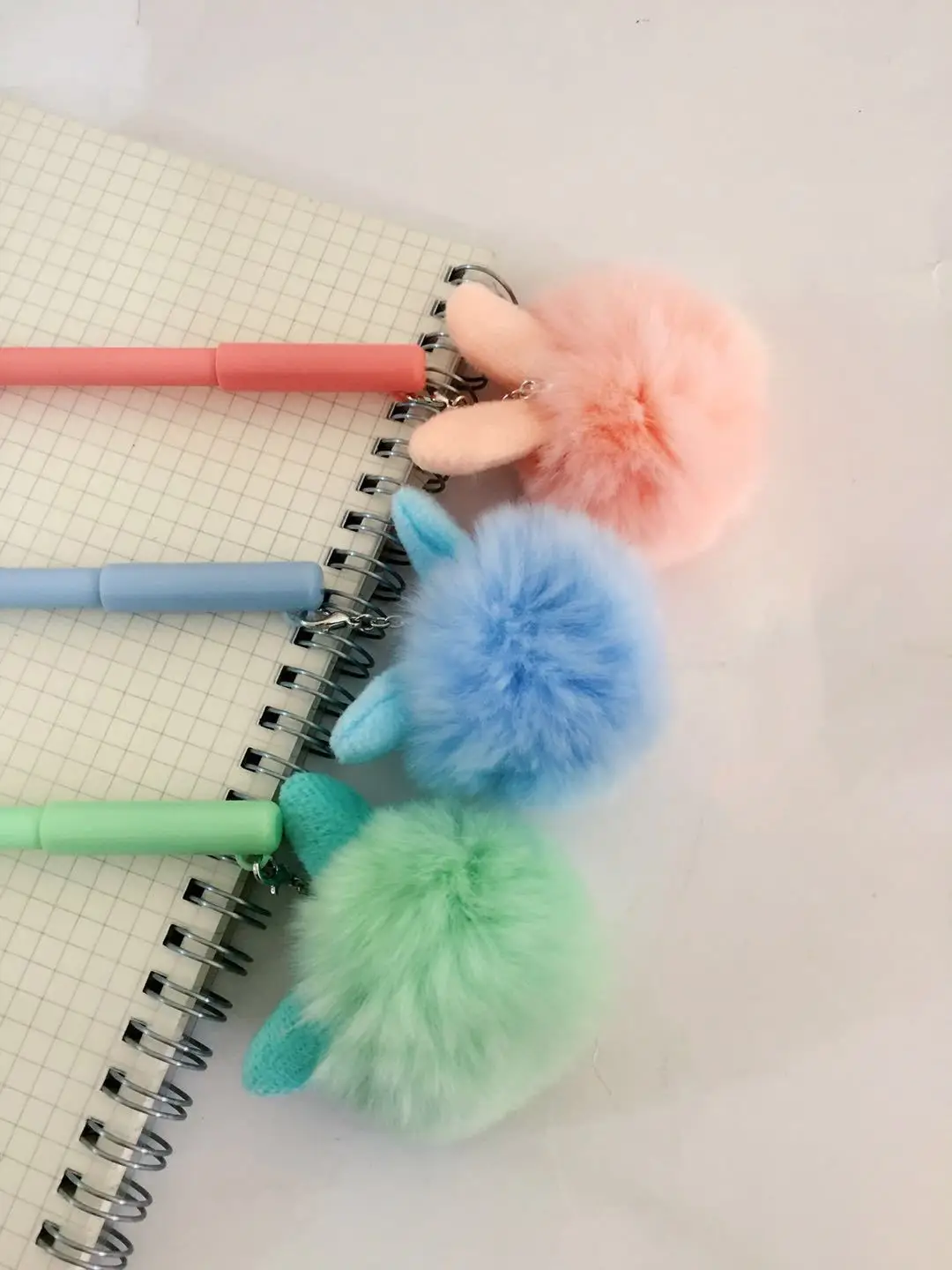 Плюшевый цветной, в виде кролика гелевый амбушюр ручка, подпись ручка Escolar Papelaria школьный офис поставка рекламный подарок