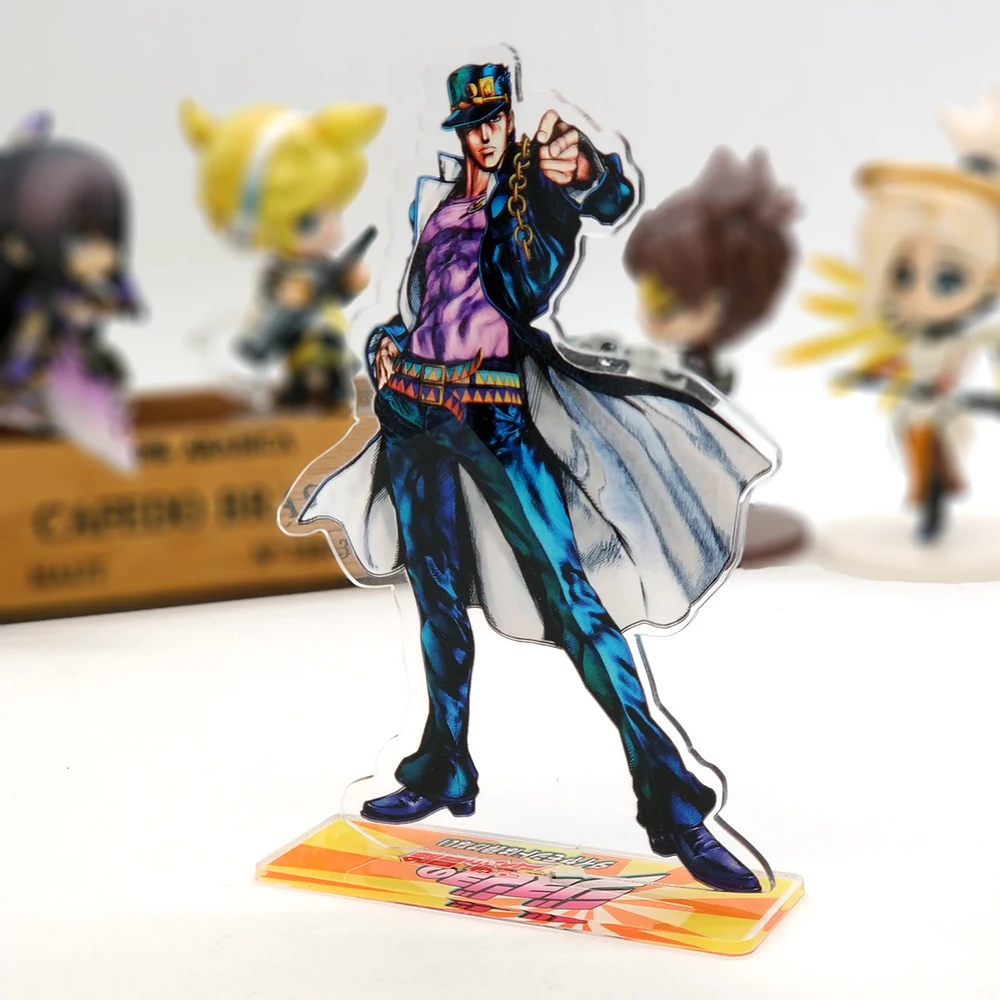 Любовь спасибо аниме JOJO's Kujo Jotaro Необычные Приключения акриловая подставка фигурка модель двухсторонняя пластина Держатель торт Топпер