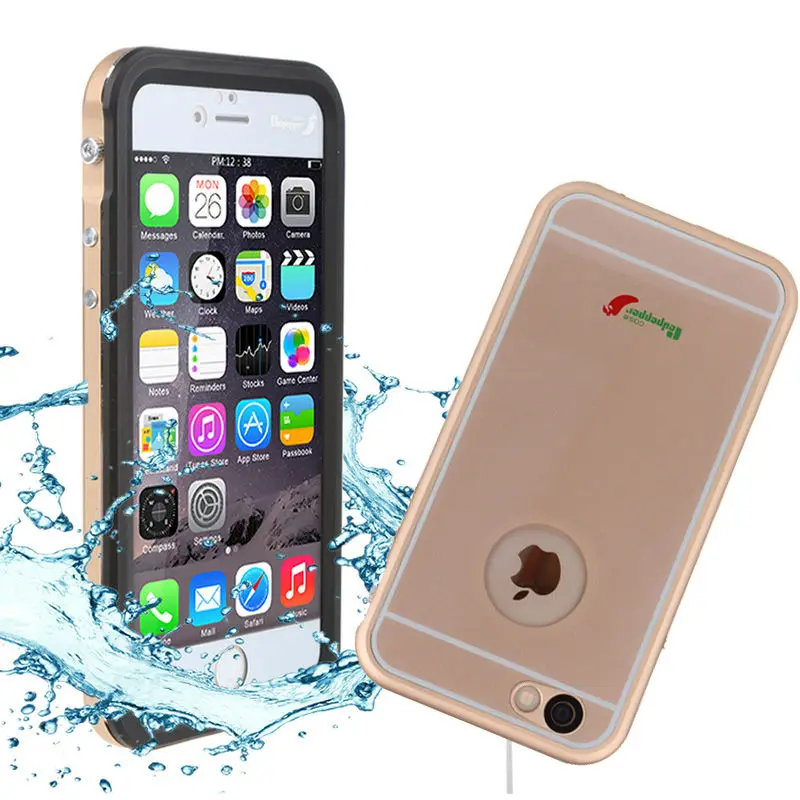 bilder für Redpapper IP68 Aluminium Wasserdichte Shockproof Unterwasser Metallgehäuse für iPhone 6 6 s Plus Telefon Abdeckung Coque Capinha bilder für Redpapper IP68 Aluminium Wasserdichte Shockproof Unterwasser Metallgehäuse für iPhone 6 6 s Plus Telefon Abdeckung Coque Capinha