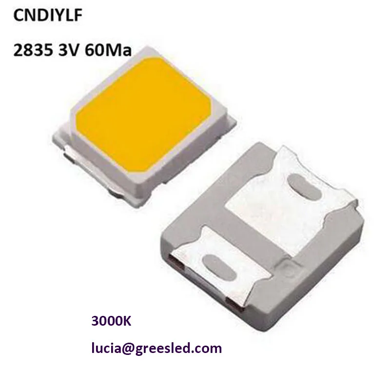 Новинка 2835 семьи ультратонкое естественное освещение CRI> 80 SMD led 1w3v 6v 9v 18v36V 2600k3000k4000k5000k6000k11000kled smd светодиодная подсветка диоды для подавления переходных скачков напряжения чип-лампа из бусин