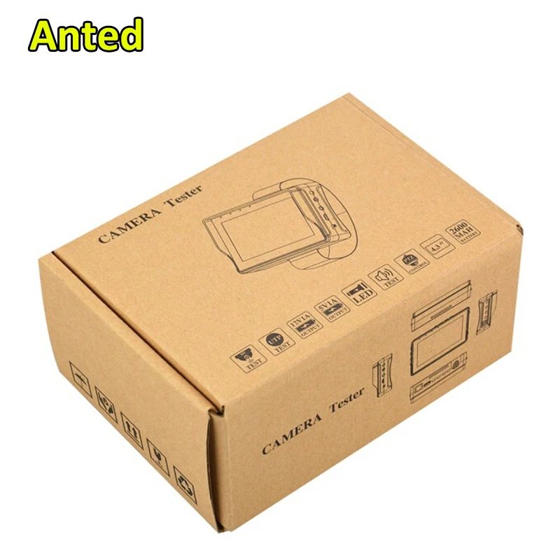 Портативный 1080P AHD CCTV тестовый монитор с 4 3 дюймовым ЖК экраном наручная камера er| |