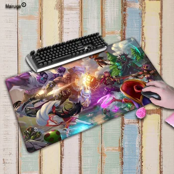

Mairuige Free Shipping League of legends Large Mouse Pad Overlock Edge Big Gaming mouse Pad Send BoyFriend the Best Gift 40x90cm