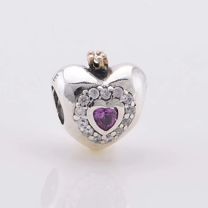 

New Heart Silver Charms Original 925 Sterling Silver Jewelry charm beads Suitable for Pandora Style Charm Bracelets & Necklaces