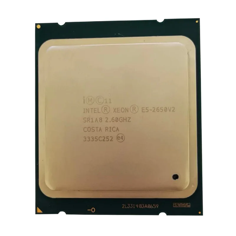 Процессор Intel Xeon E5 2650 V2 cpu 2,6 GHZ LGA 2011 SR1A8 Восьмиядерный процессор для настольных ПК 2650v2 cpu