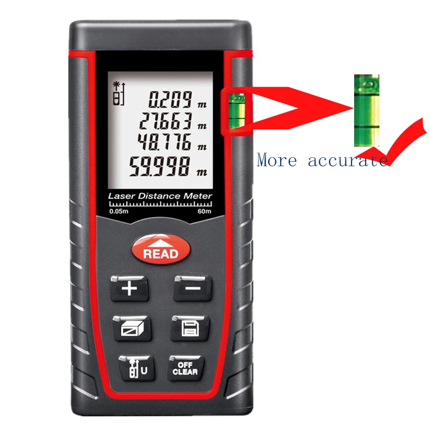 

Homeuse practical rangefinder ,laser range finder ,60/80/100 meters infrared Room decoration Electronic ruler tools
