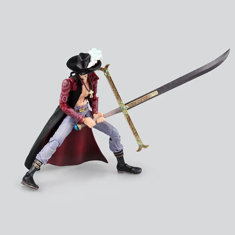 Аниме One Piece 18 см BJD Dracule Mihawk шарнирные подвижные ПВХ экшн фигурки коллекционные