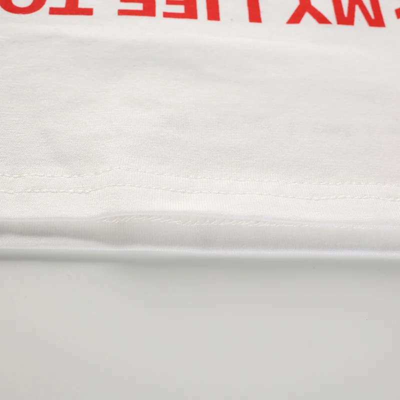 Sweetown корейский Harajuku футболка уличная короткий рукав осень Графический футболки для женщин пикантные белые печатных милый Топ Футболка