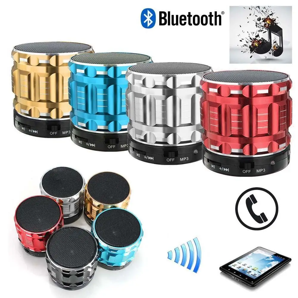 

Wireless Bluetooth Speaker Mini SUPER BASS Portable For Smartphone Tablet Red mini speakers cheap bluetooth speakers 3 colors