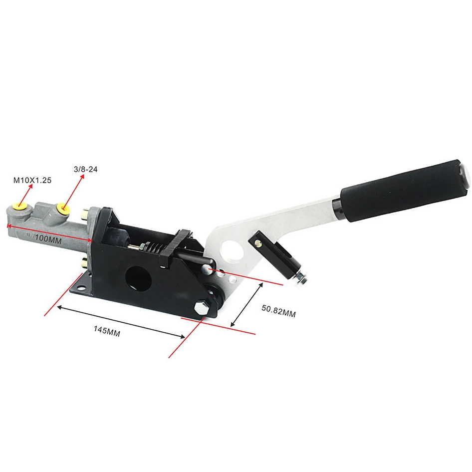 Racing Handbrake Car Accessories Universal Hydraulic Horizontal Racing Drift Handbrake Hand E Brake Parking Brake Lever