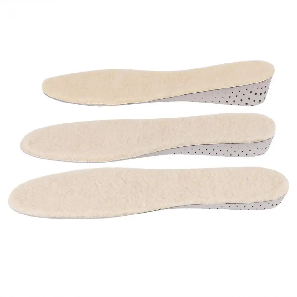 Buy Wool Felt Height Increase Elevator Insoles EVA