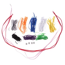 1 пара эластичных лент 105 см без галстука ленивые шнурки эластичный резиновый шнурок с 4 шт. пряжкой