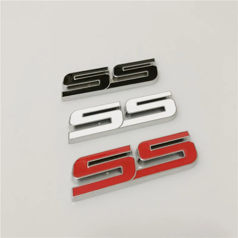 

1x Car-styling SS leter Emblem Rear Trunk Decal badge Sticker