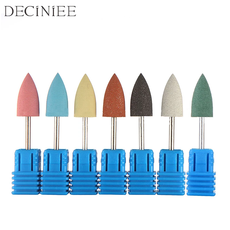 

1Pcs Rubber Carbide Silicone Nail Drill Bits for Electric Manicure Machine Mill Cutter Polisher Grinders Accessories Nail Tool