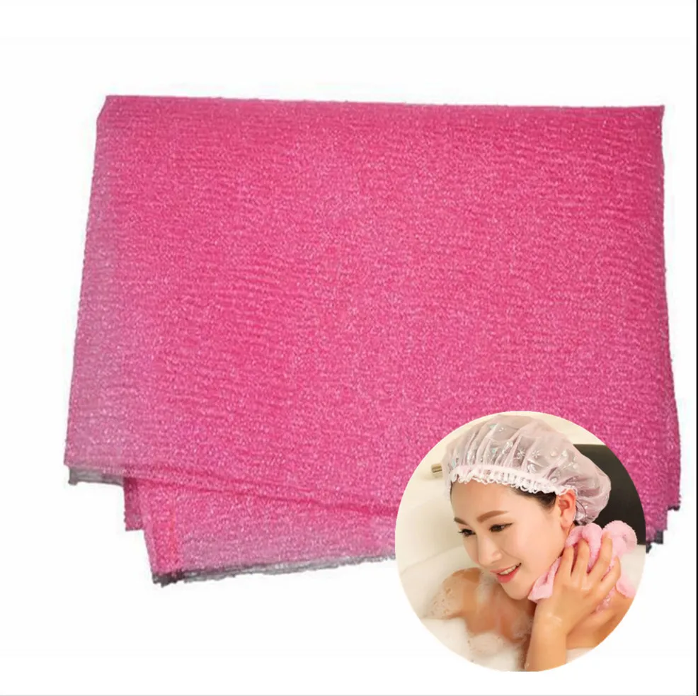 

2019 HOTSALE 5 Colors Nylon Mesh Bath Body Washing Towel Korean Version Long Bath To Bath Bombs Bathing Tool
