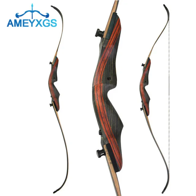  US $81.22 62inch 50lbs Archery Recurve Draw weight Right Hand Takedown Outdoor Camping Game 