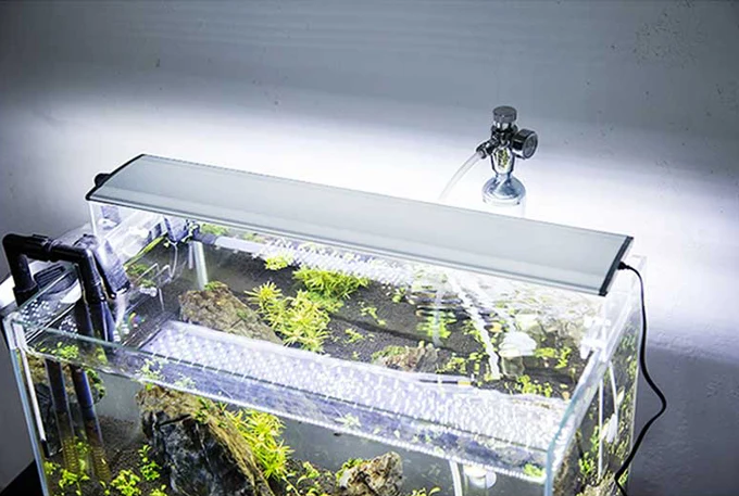 Aquarium led lights 40cm length 15.6w Aquatic plants grow lights super bright plant light 14000K