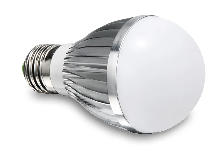 Алюминиевый светодиодный E14 E27 лампа IC 5 Вт 7 Вт 9 Вт 220 В 230 в 240 В светодиодный 2835 светильник s светодиодный лампочка светильник Высокая яркость серебристый металл