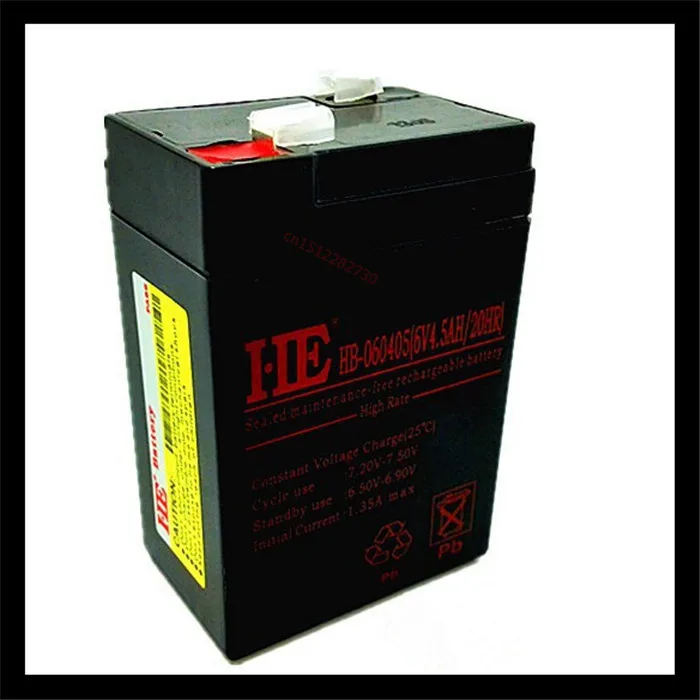 6 volt 4.5 ah rechargeable battery for ride on toys