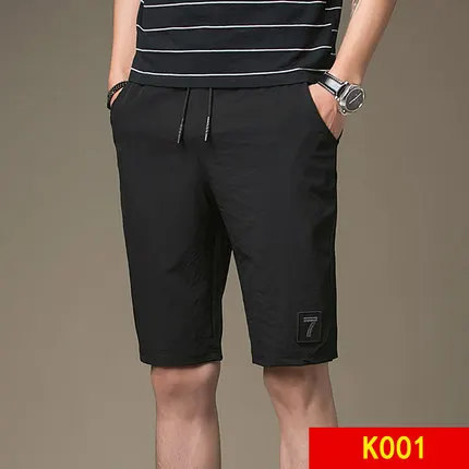 NEW 2019 Summer high quality Active Quickly drying loose elastic waist Zipper pocket joggers Fitness Solid shorts men plus M-4XL