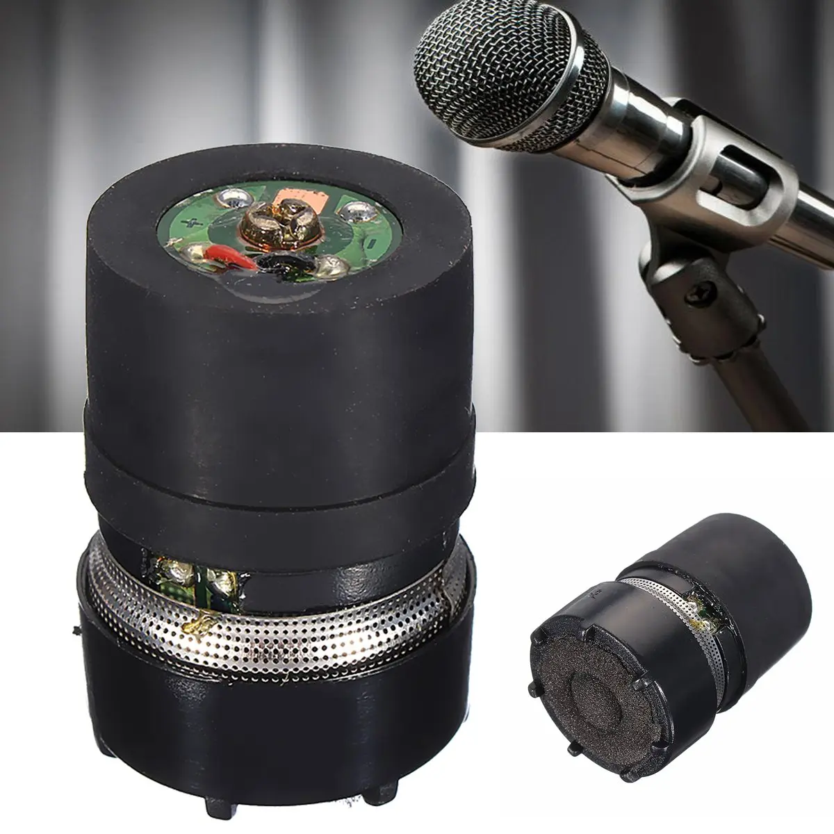 

1Pc Dynamic Microphone Replacement Cartridge Fits Professional for Shure BETA58A Wireless Beta 58A 58 Mic Repair Parts
